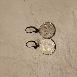 Coin earrings
